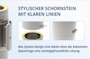 Stylisch & modern: Neuer Design-Schornstein aus Edelstahl