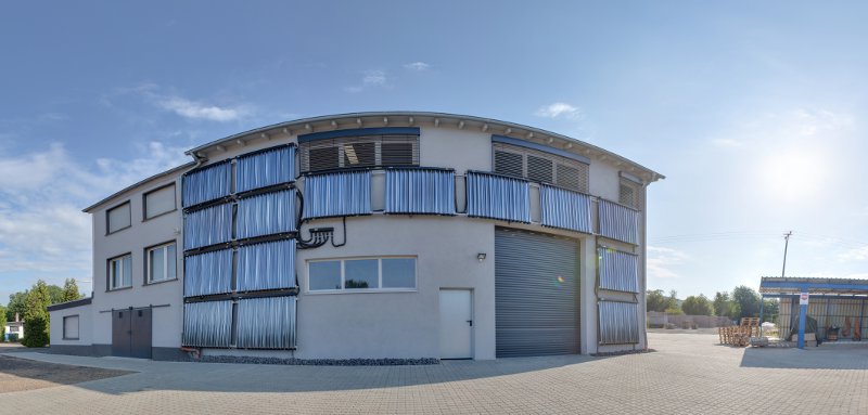 Solarthermieanlage der Hillen GmbH